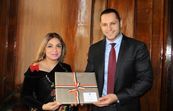 Ambassador Pooja Kapur had a productive meeting with Bulgarian Deputy Economy Minister  Alexander Manolev on 9 January about holding the next meeting of the India-Bulgaria Joint Economic, Scientific & Technical Commission at an early date.